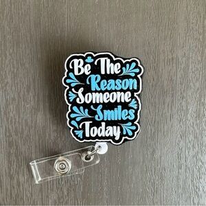 2 for $15! Inspirational Badge Reel with Blue Accents